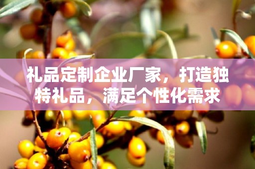 礼品定制企业厂家，打造独特礼品，满足个性化需求